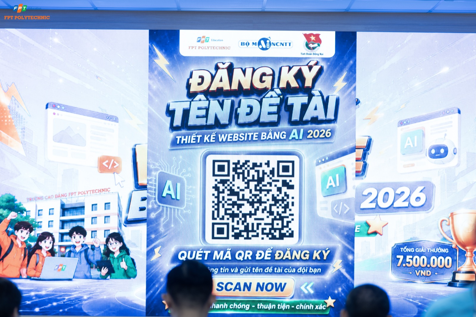 Thông tin giới thiệu và đăng ký Cuộc thi Thiết kế Website bằng AI 2026